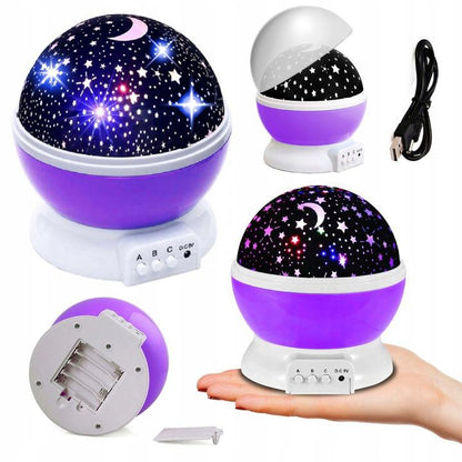 Lampe Projecteur Étoiles 360°