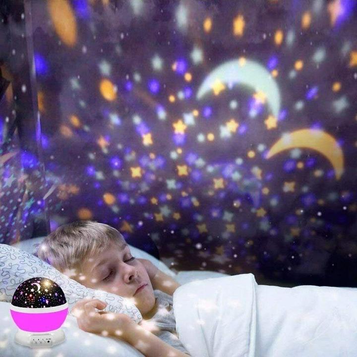 Lampe Projecteur Étoiles 360°